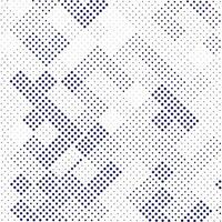 Seamless chaotic rectangles mosaic circles pattern Halftone pixel pattern abstract illustration vector