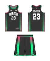 baloncesto jersey modelo diseño, baloncesto uniforme Bosquejo diseño, vector sublimación Deportes vestir diseño, jersey baloncesto ideas