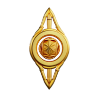 Gold Mandala 3d Rendern Symbol Illustration png