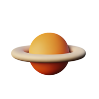 Jupiter 3d tolkning ikon illustration png