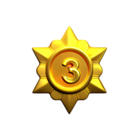 Gold Mandala 3d Rendern Symbol Illustration png