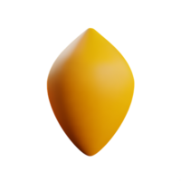 turmeric 3d rendering icon illustration png