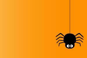 orange and black color background. halloween background concept vector