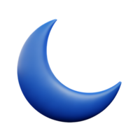 moon phase 3d rendering icon illustration png