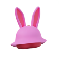 bunny ears 3d rendering icon illustration png