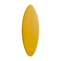 surfboard 3d rendering icon illustration png