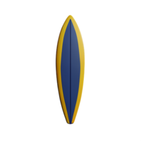 tavola da surf 3d interpretazione icona illustrazione png