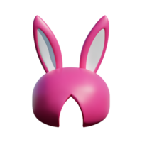 Hase Ohren 3d Rendern Symbol Illustration png