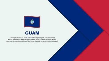 Guam Flag Abstract Background Design Template. Guam Independence Day Banner Cartoon Vector Illustration. Guam Cartoon