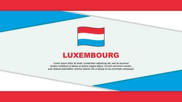 Luxembourg Flag Abstract Background Design Template. Luxembourg Independence Day Banner Cartoon Vector Illustration. Luxembourg Vector
