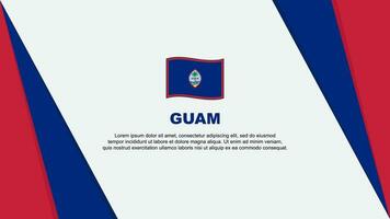 Guam Flag Abstract Background Design Template. Guam Independence Day Banner Cartoon Vector Illustration. Guam Flag