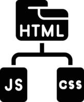 html js css vector icono