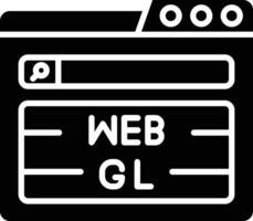 Webgl Vector Icon