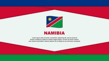 Namibia bandera resumen antecedentes diseño modelo. Namibia independencia día bandera dibujos animados vector ilustración. Namibia vector