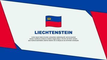 Liechtenstein bandera resumen antecedentes diseño modelo. Liechtenstein independencia día bandera dibujos animados vector ilustración. Liechtenstein independencia día