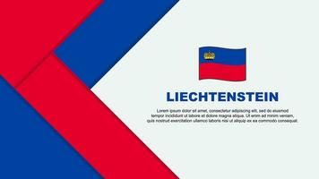 Liechtenstein Flag Abstract Background Design Template. Liechtenstein Independence Day Banner Cartoon Vector Illustration. Liechtenstein Illustration