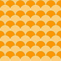 Orange fish scales pattern. fish scales pattern. fish scales seamless pattern. Decorative elements, clothing, paper wrapping, bathroom tiles, wall tiles, backdrop, background. vector