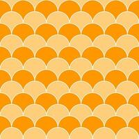 Orange fish scales pattern. fish scales pattern. fish scales seamless pattern. Decorative elements, clothing, paper wrapping, bathroom tiles, wall tiles, backdrop, background. vector