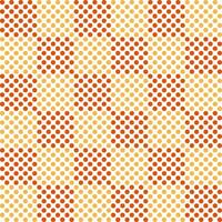 Orange checker pattern with dot inside. checker seamless pattern vector. checker pattern. Decorative elements, floor tiles, wall tiles, bathroom tiles, swimming pool tiles. vector