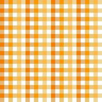 Orange plaid pattern with oblique line inside background. plaid pattern background. plaid background. Seamless pattern. for backdrop, decoration, gift wrapping, gingham tablecloth, blanket. vector