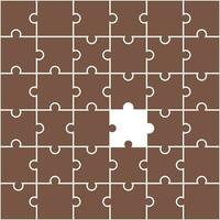 Brown jigsaw pattern. jigsaw line pattern. jigsaw seamless pattern. Decorative elements, clothing, paper wrapping, bathroom tiles, wall tiles, backdrop, background. vector