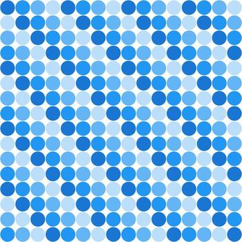 Blue tile background, Circle mosaic tile background, Tile background, Seamless pattern, Mosaic seamless pattern, Mosaic tiles texture or background. Bathroom wall tiles, swimming pool tiles. vector