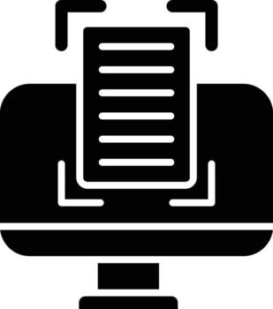 Screen Reader Vector Icon