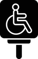 Disabled Parking Vector Icon