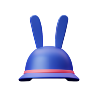 bunny ears 3d rendering icon illustration png