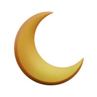 Mond Phase 3d Rendern Symbol Illustration png