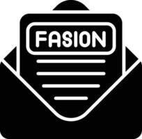 Fashion Newsletter Vector Icon