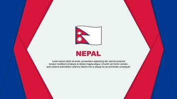 Nepal bandera resumen antecedentes diseño modelo. Nepal independencia día bandera dibujos animados vector ilustración. Nepal antecedentes