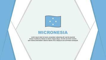 micronesia bandera resumen antecedentes diseño modelo. micronesia independencia día bandera dibujos animados vector ilustración. micronesia antecedentes