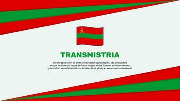 Transnistria Flag Abstract Background Design Template. Transnistria Independence Day Banner Cartoon Vector Illustration. Transnistria Design