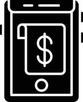 Electronic Bills Vector Icon