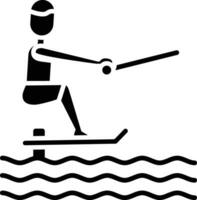 Sit Down Hydrofoiling Vector Icon