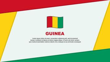 Guinea bandera resumen antecedentes diseño modelo. Guinea independencia día bandera dibujos animados vector ilustración. Guinea bandera