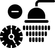 Short Shower Vector Icon