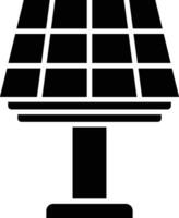 icono de vector de panel solar