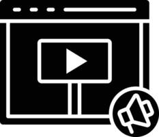 Video Marketing Vector Icon