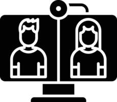 Video Conferencing Vector Icon