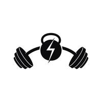 Thunder Gym Fitness Logo Vector Template