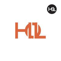 Letter HOL Monogram Logo Design vector