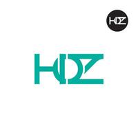 Letter HOZ Monogram Logo Design vector