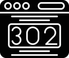 302 Redirect Vector Icon