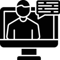 Online Consulting Vector Icon