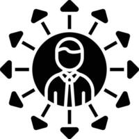 Hr Outsourcing Vector Icon