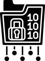 Database Encryption Vector Icon