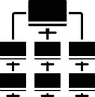 Network Hub Vector Icon