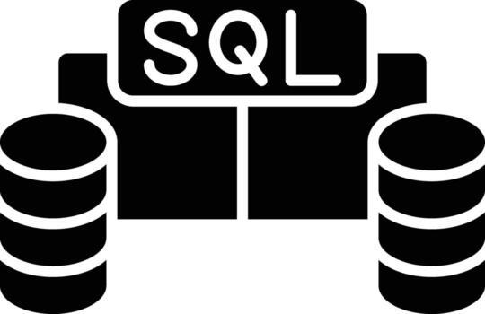 sql bases de datos vector icono